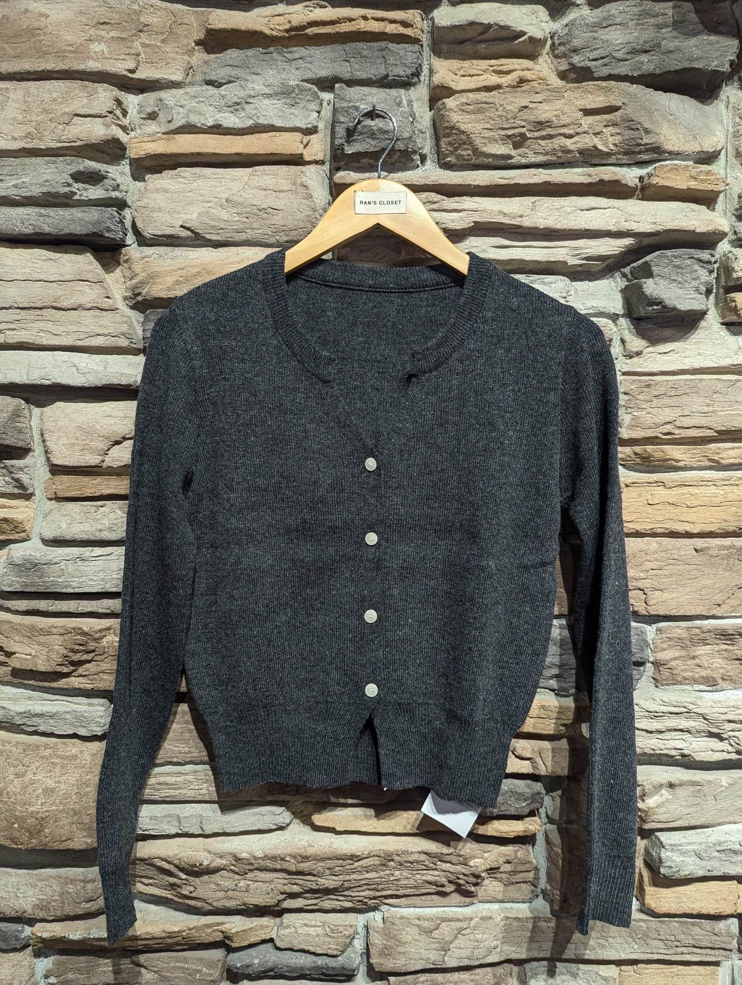 Scoop V-Neck Cardigan