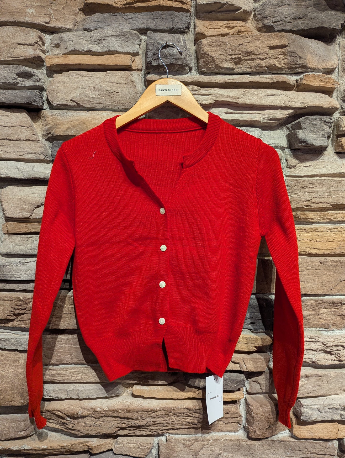 Scoop V-Neck Cardigan