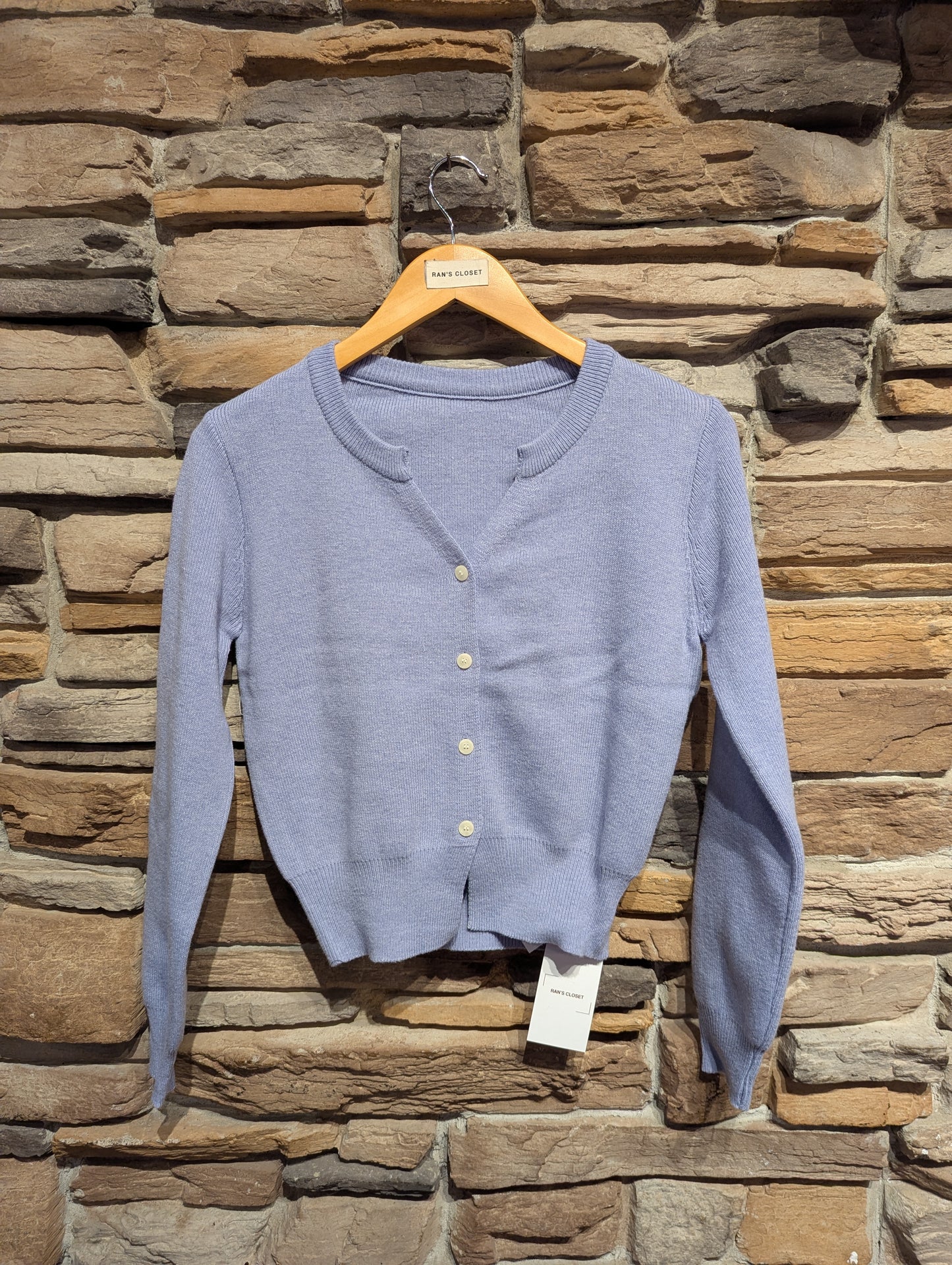 Scoop V-neck Cardigan