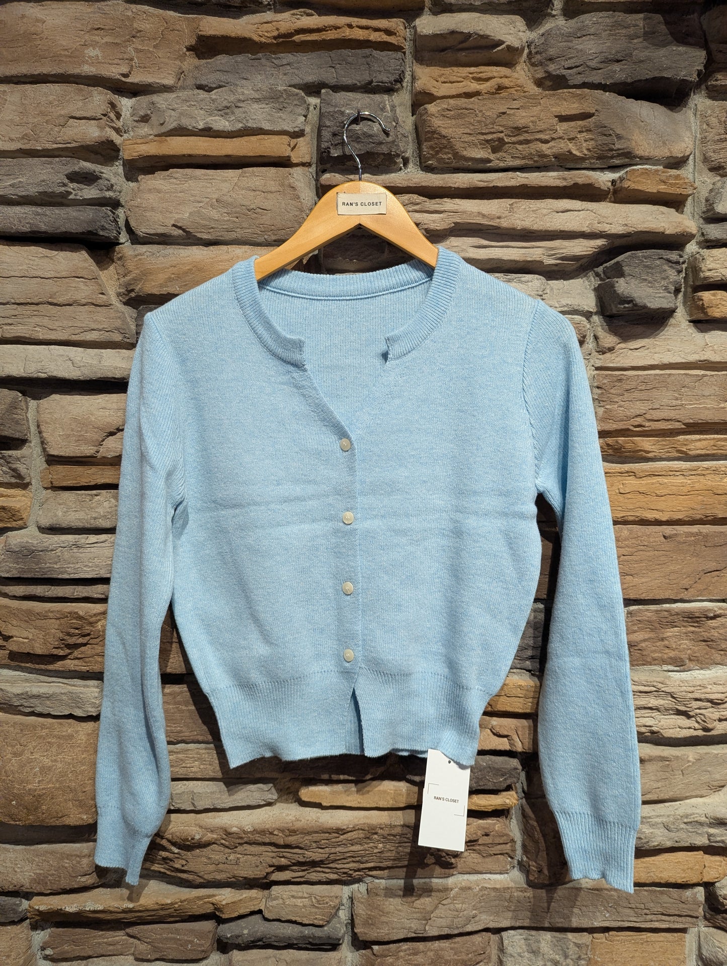 Scoop V-Neck Cardigan