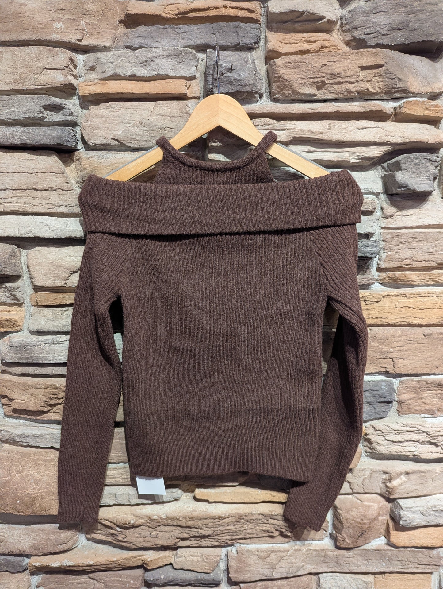 Off shoulder Knit Top