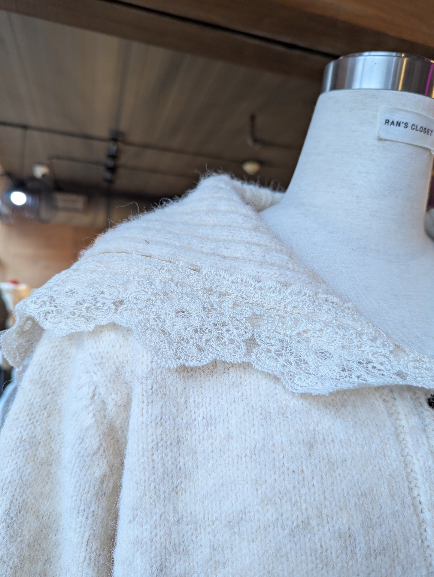 Ruffle Sailor Collar Cardigan