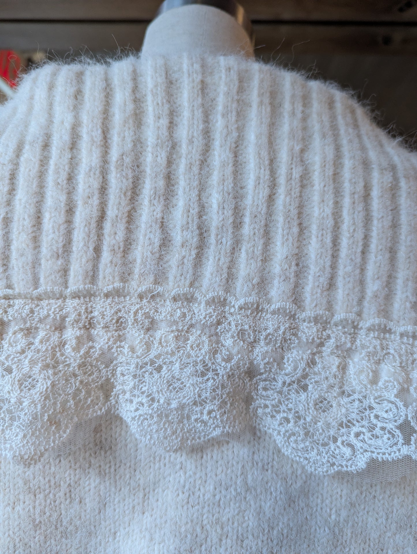 Ruffle Sailor Collar Cardigan