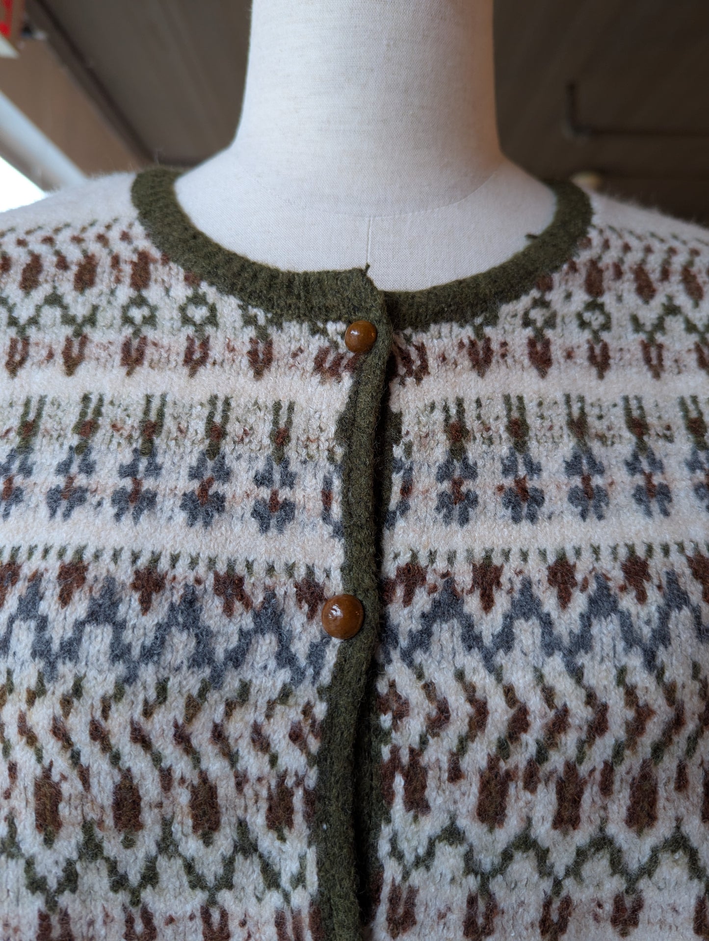 Nordic Pattern Cardigan