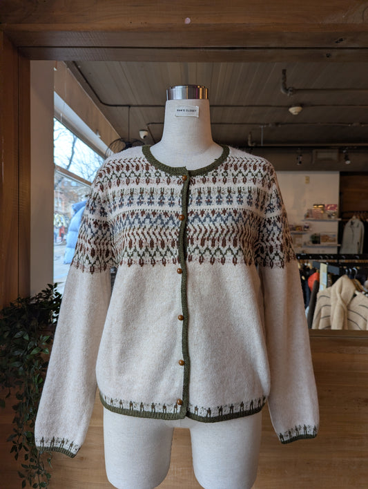 Nordic Pattern Cardigan