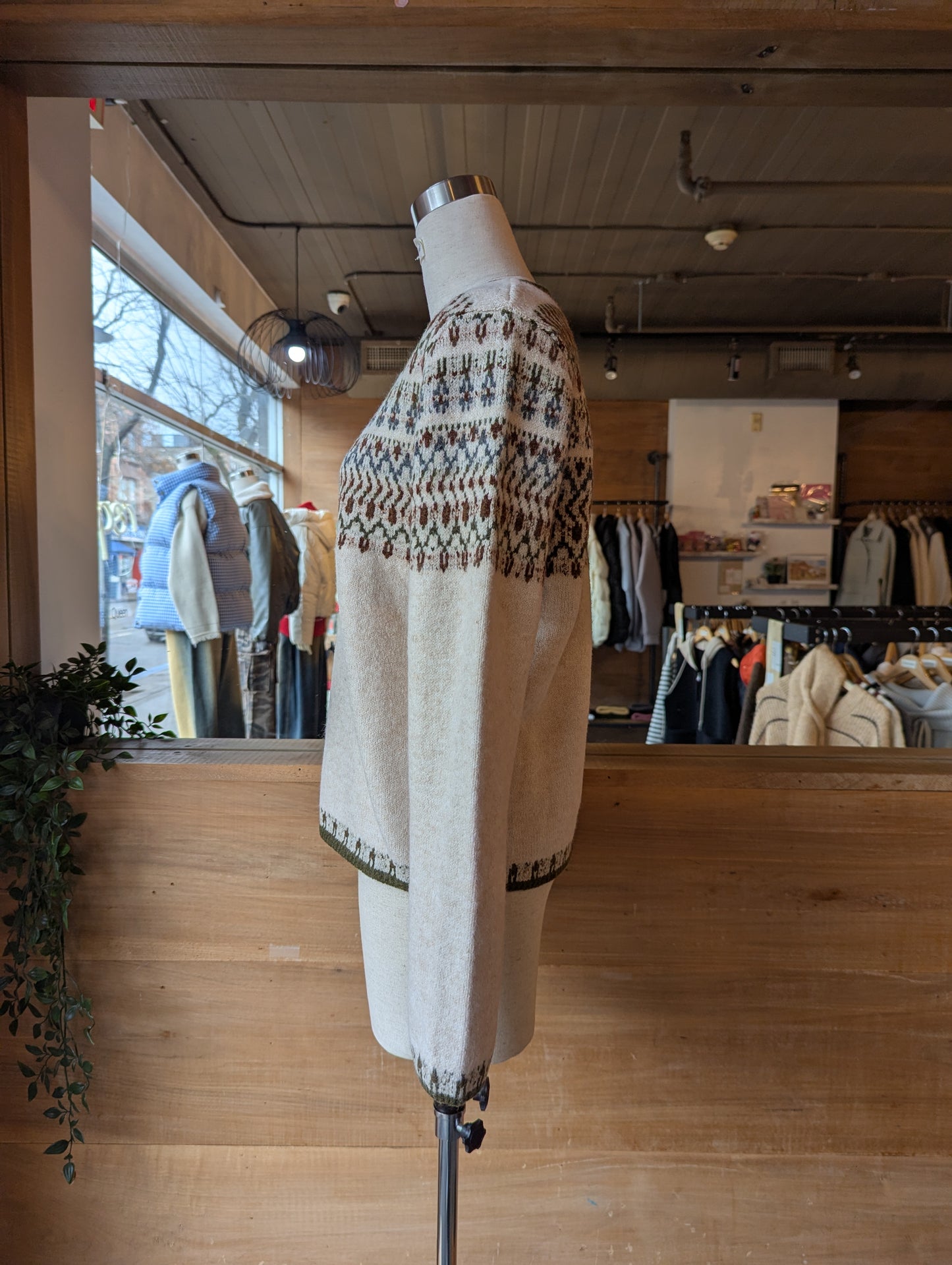 Nordic Pattern Cardigan