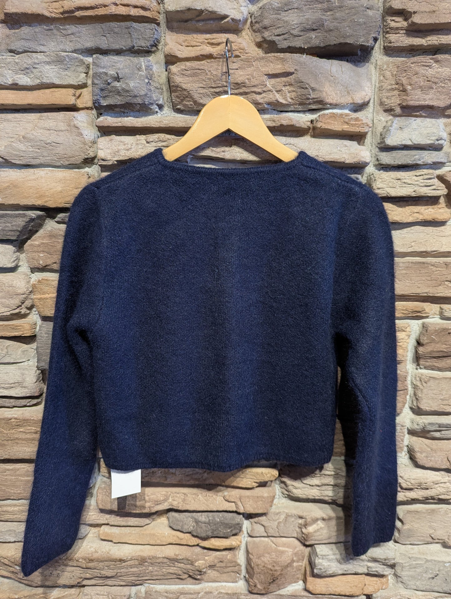 Textured Angora Blend Cardigan