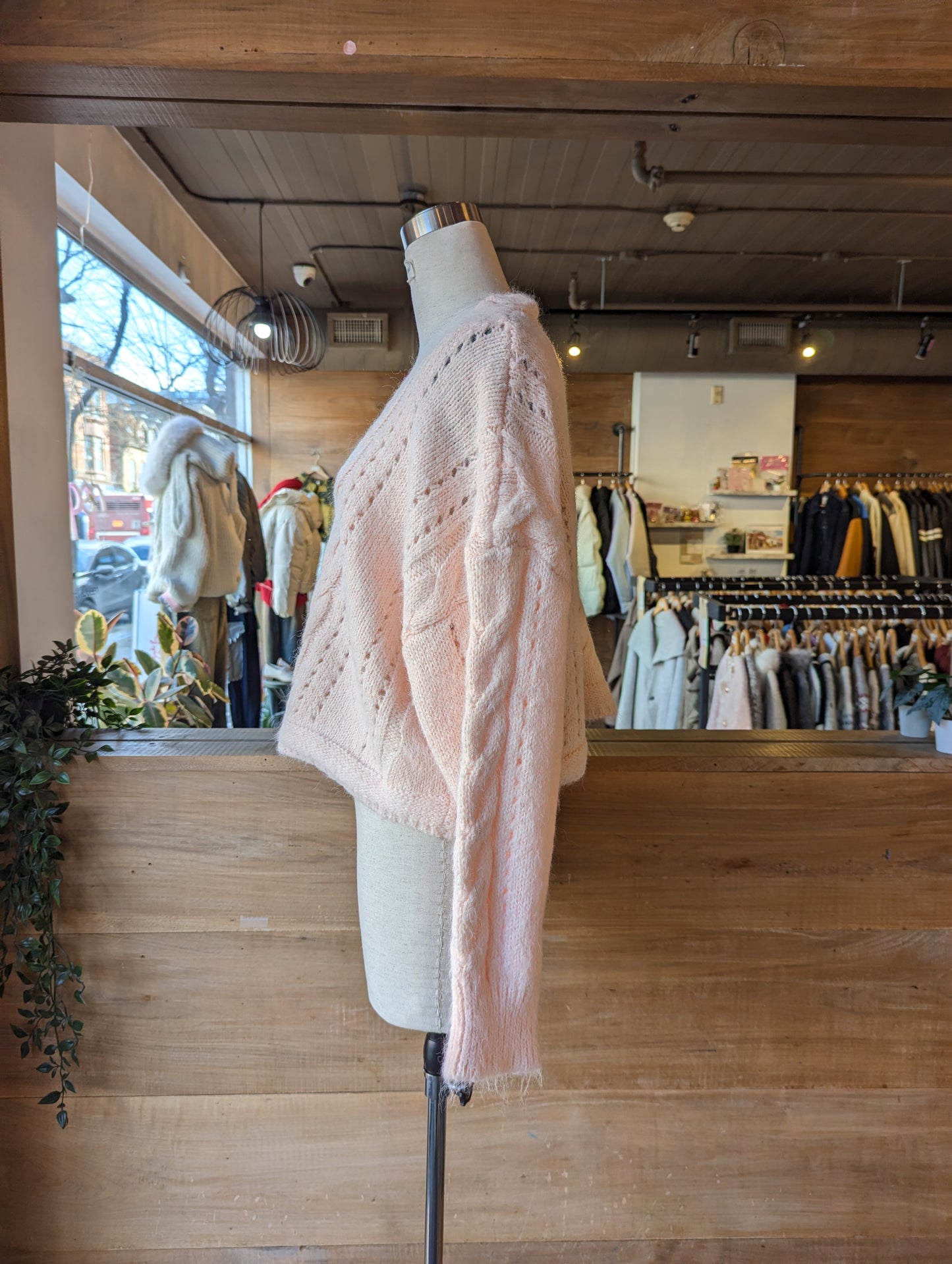 Oversized Cable Knit Cardigan