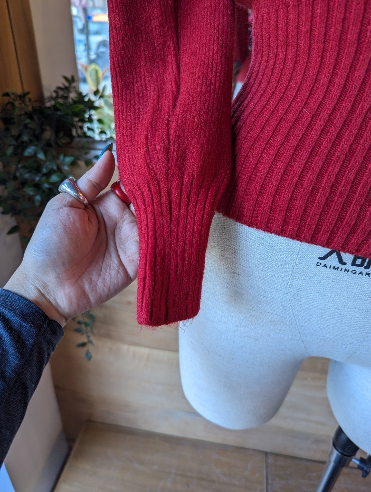 Cinched Square Neck Cardigan