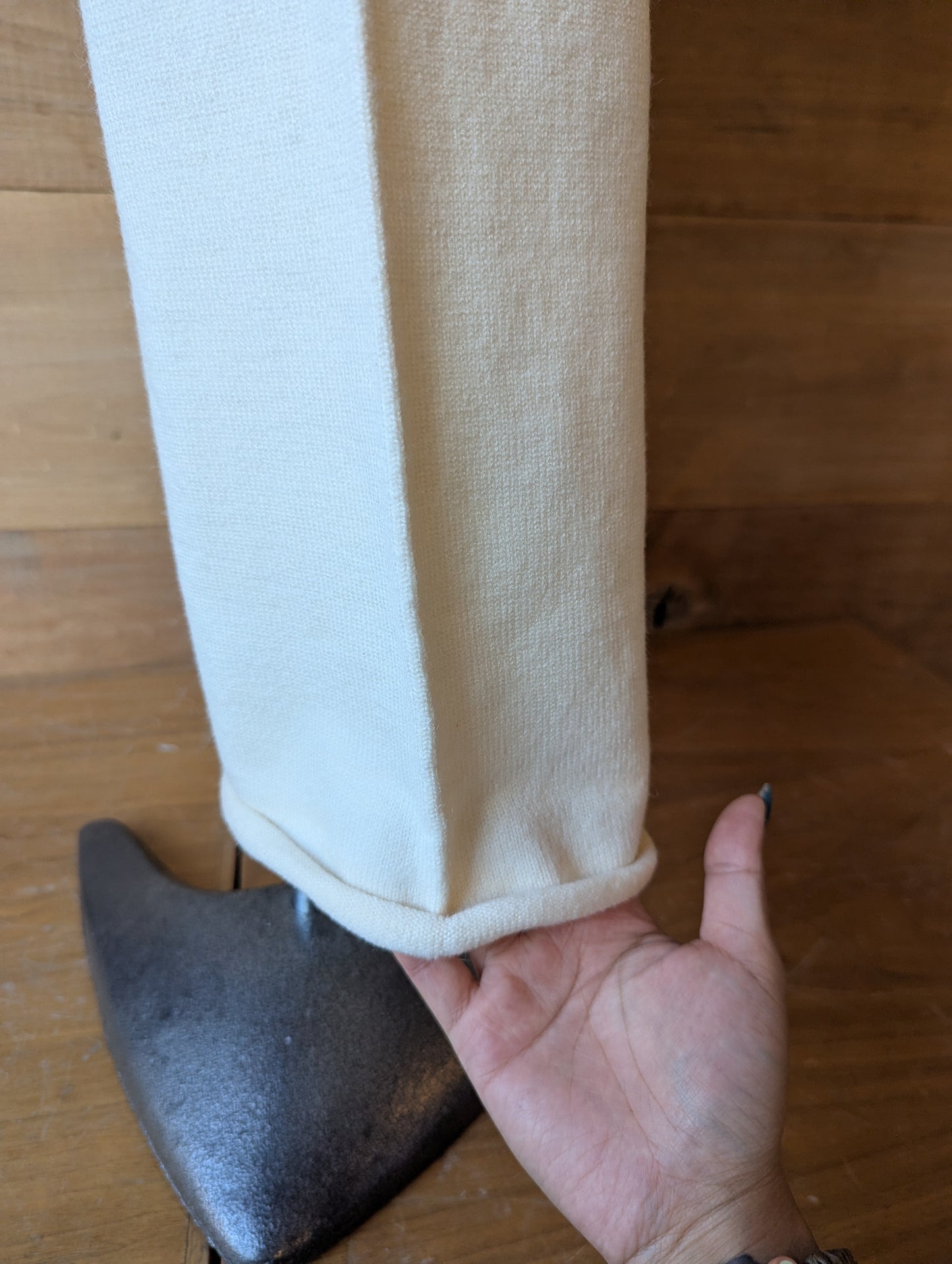 Knit Pants and Sailor Collar Sweater Set