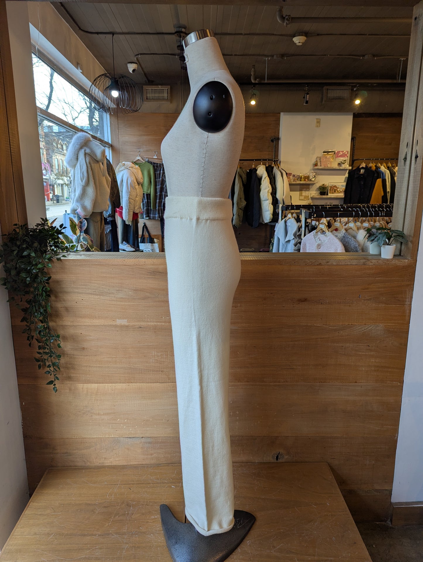 Knit Pants and Sailor Collar Sweater Set