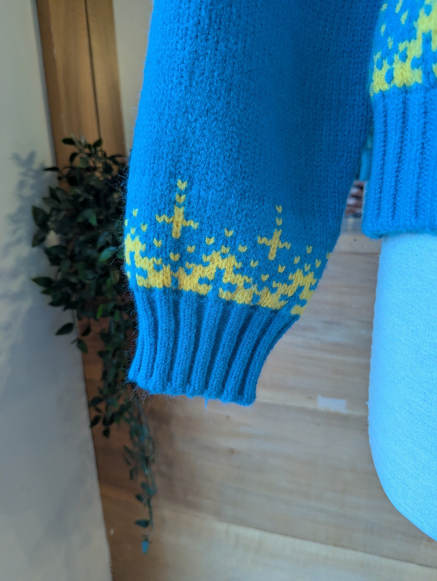 Hooded Fair Isle Zip Up