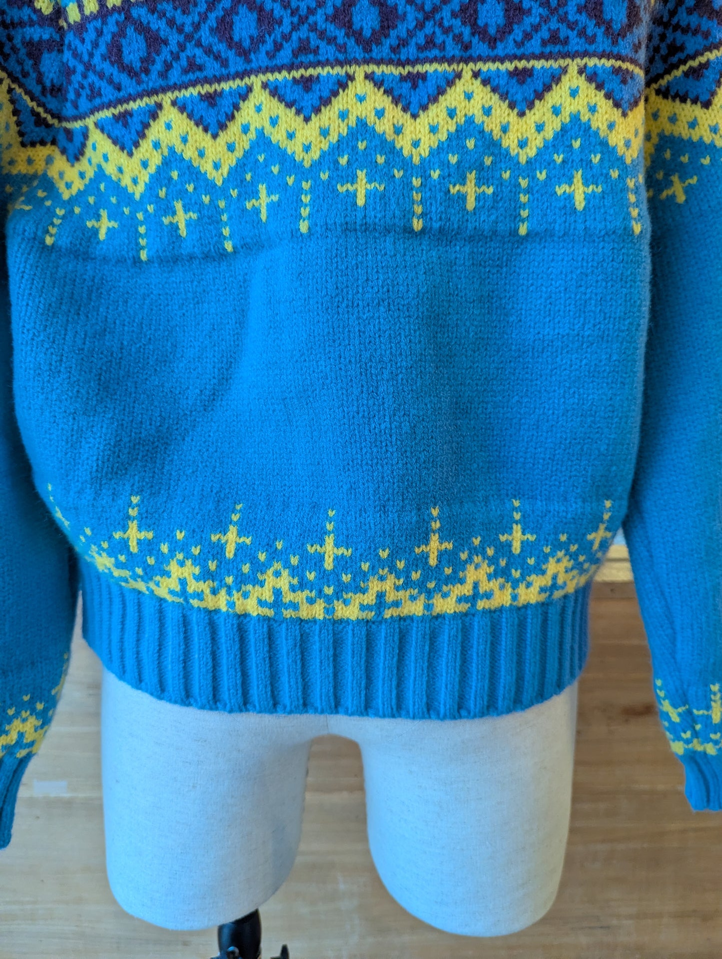 Hooded Fair Isle Zip Up