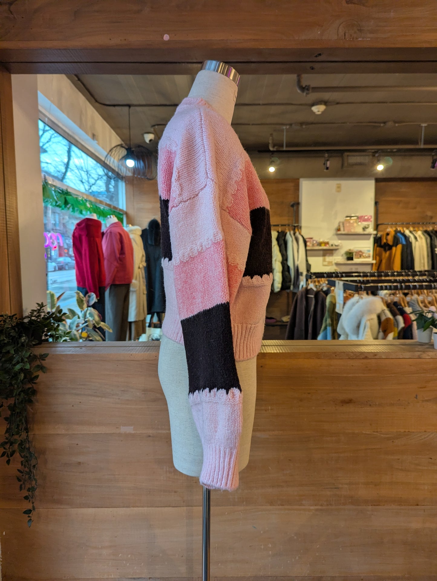 Colour Block Cardigan