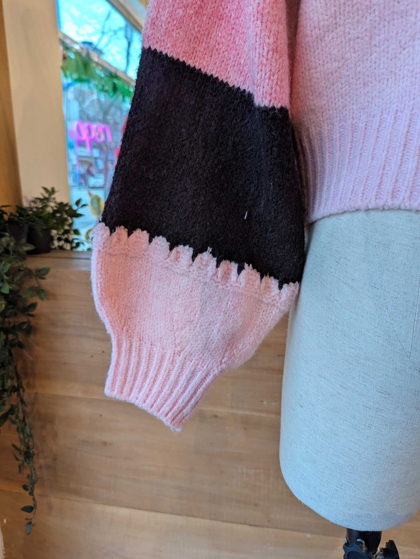 Colour Block Cardigan