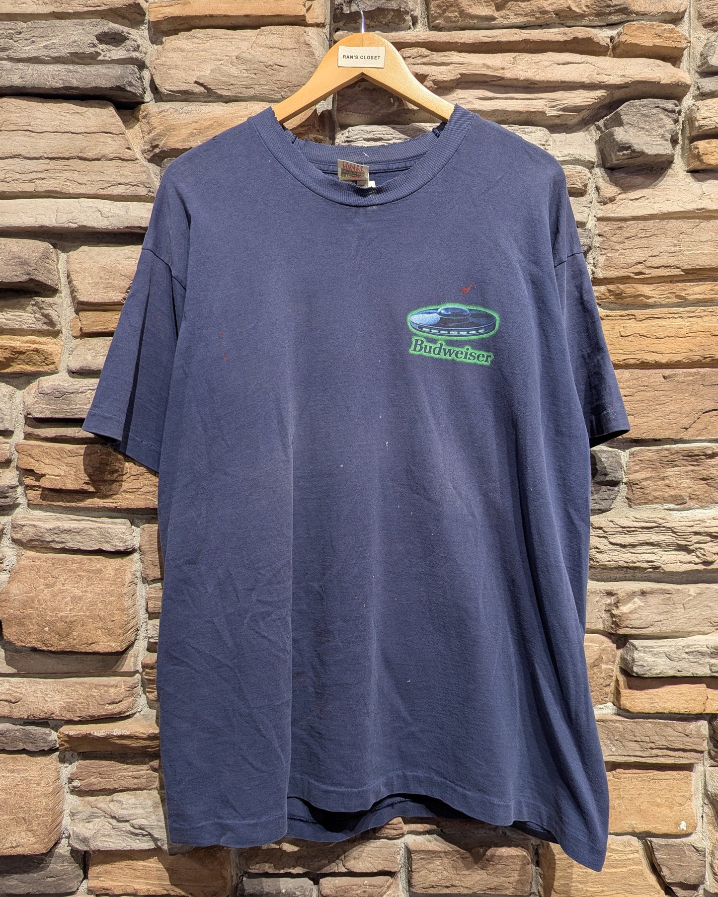 Vintage Budweiser "There is Intelligent Life Out There" UFO T-Shirt