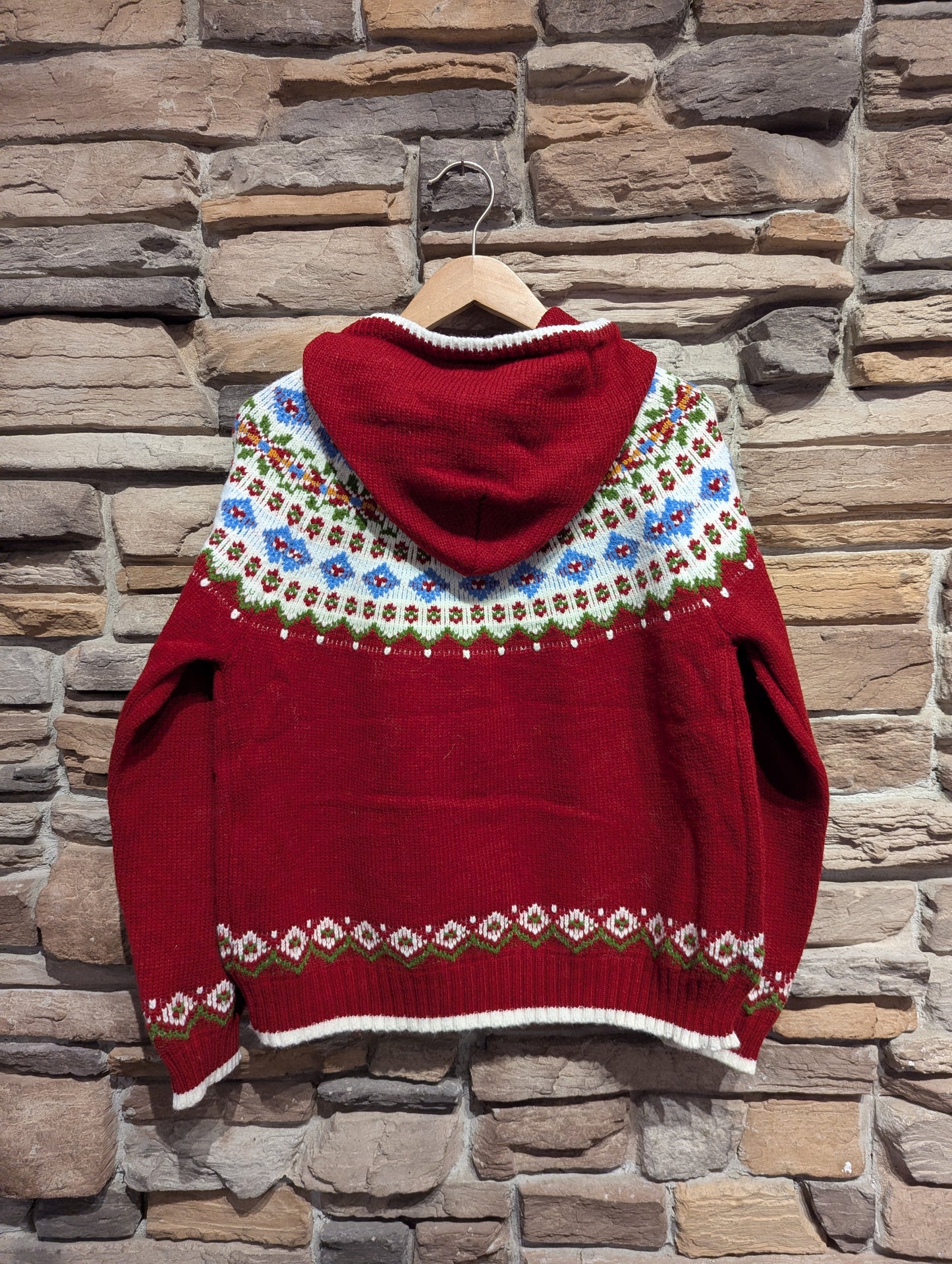 Fair Isle Hooded Knit