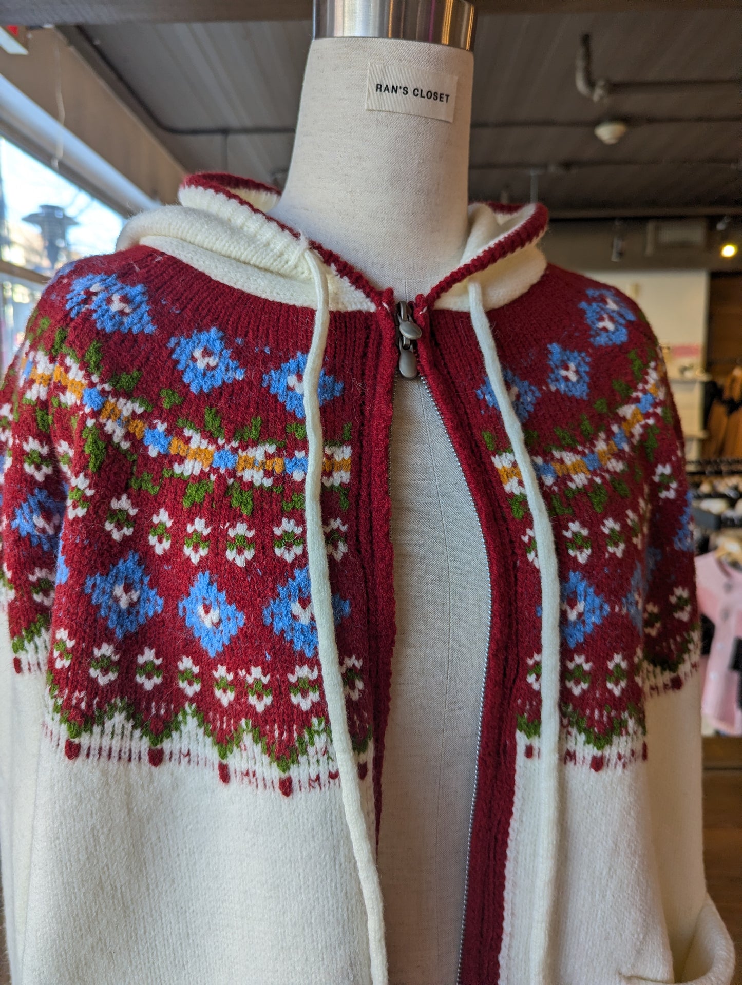 Fair Isle Hooded Knit