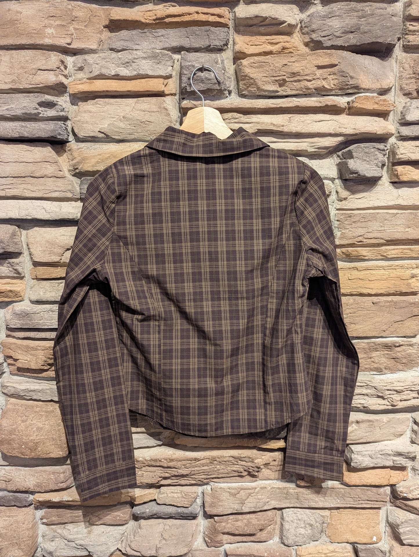 Coreseted Plaid Button Up