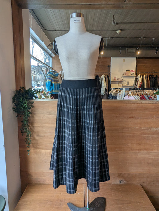 Knit Scholar Midi Skirt