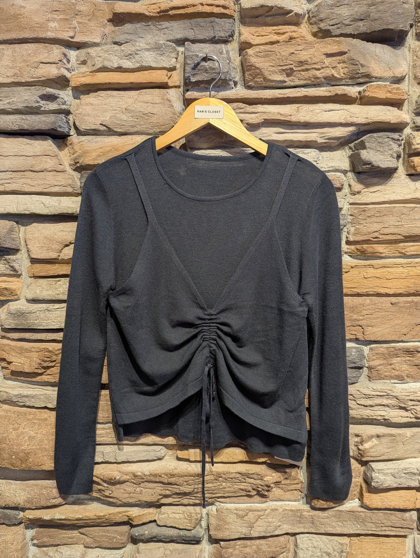 Everyday Chic Ruched Knit Top