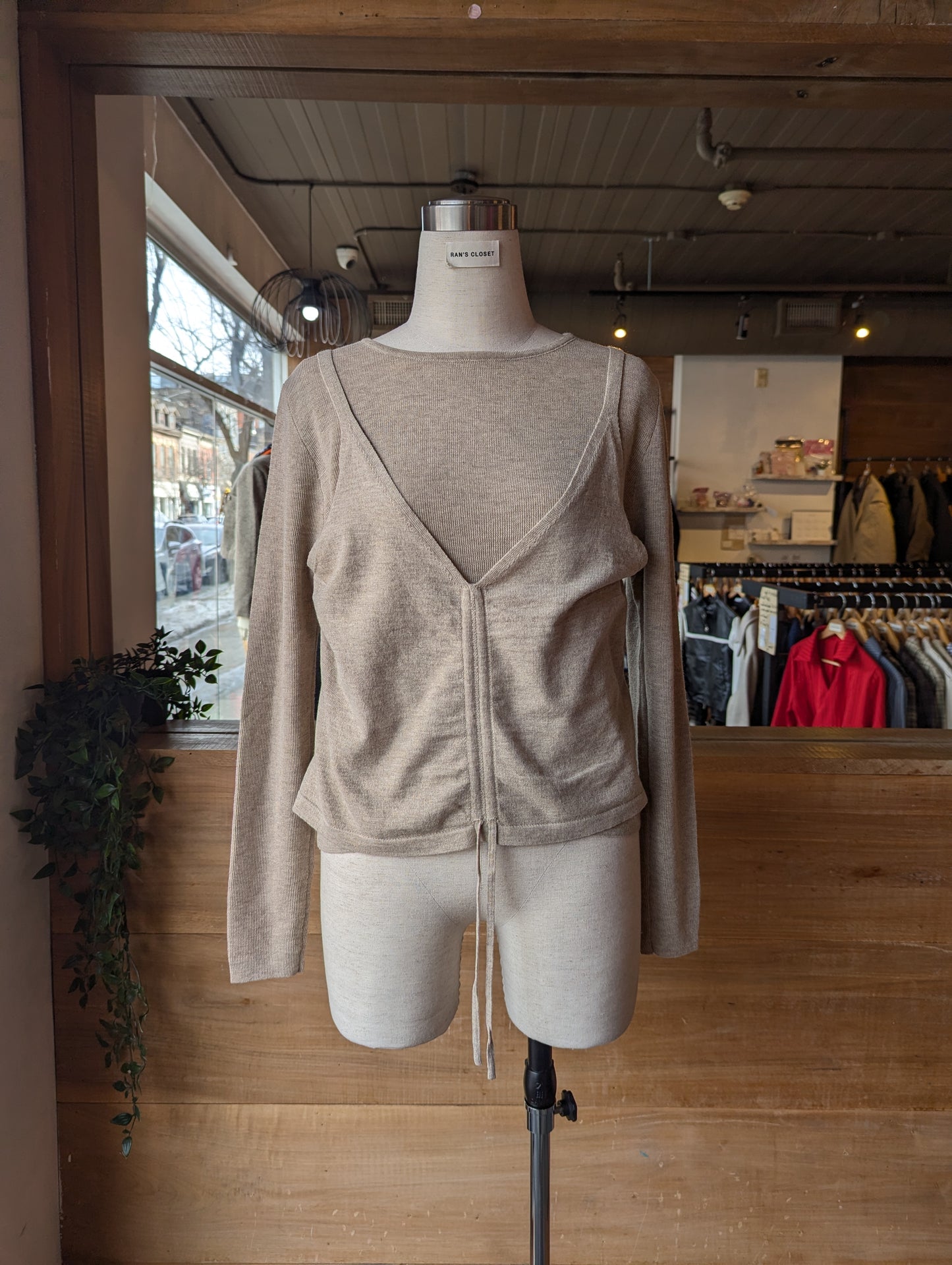 Everyday Chic Ruched Knit Top