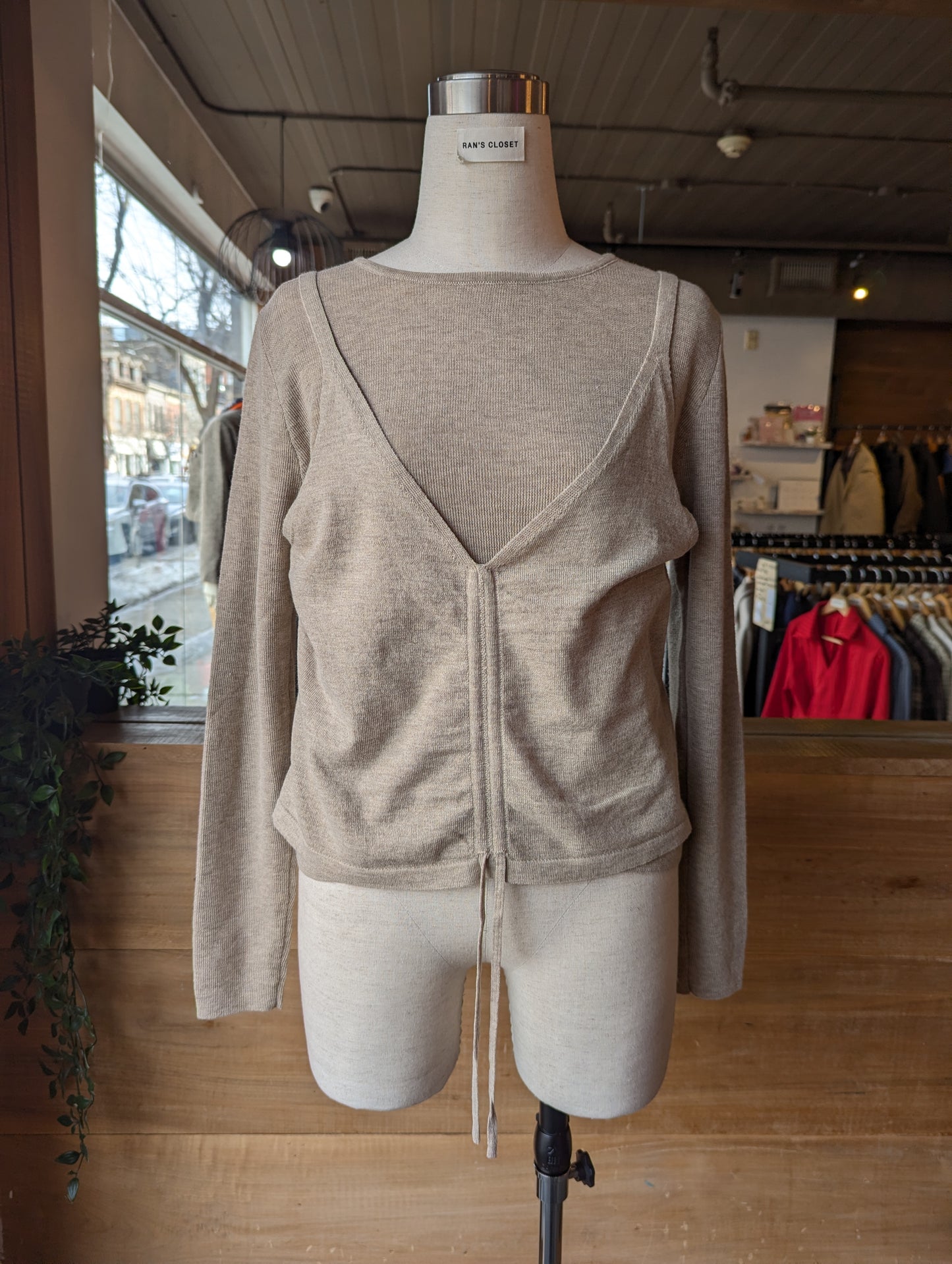 Everyday Chic Ruched Knit Top