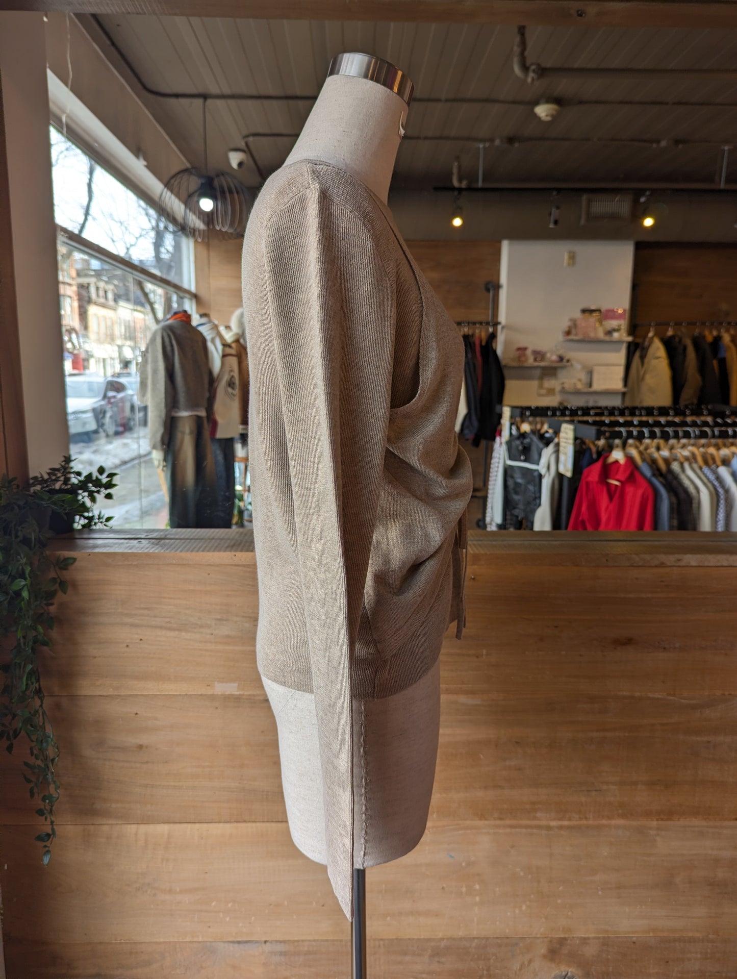 Everyday Chic Ruched Knit Top