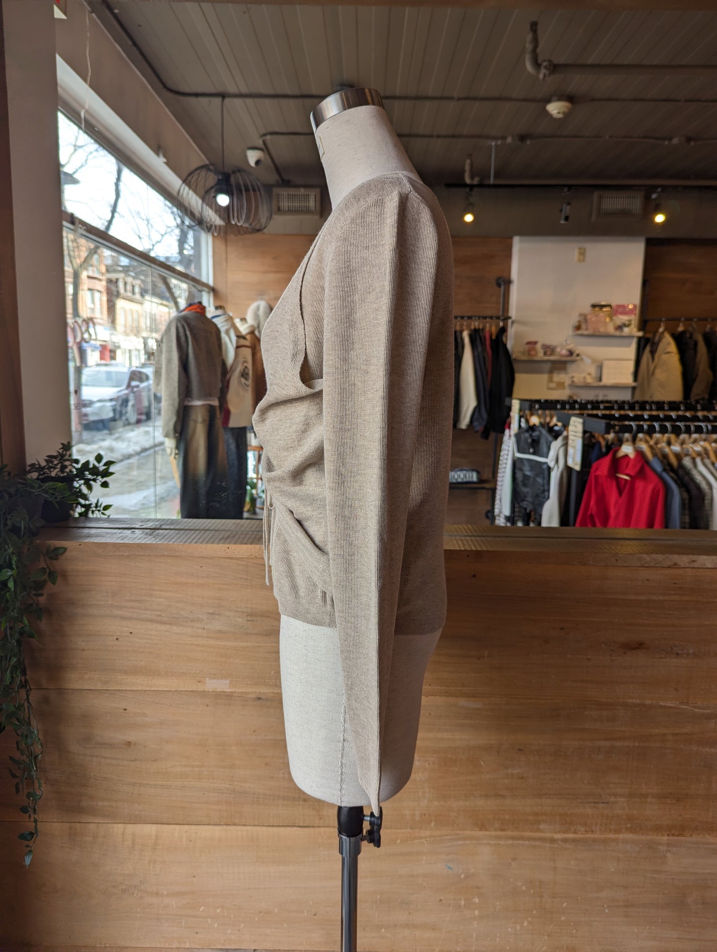 Everyday Chic Ruched Knit Top