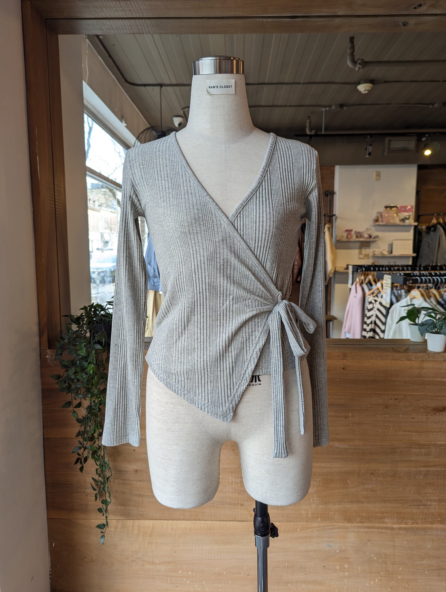 Ballerina Wrap around Longsleeve Top