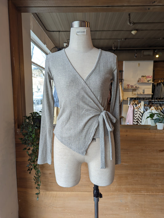 Ballerina Wrap around Longsleeve Top