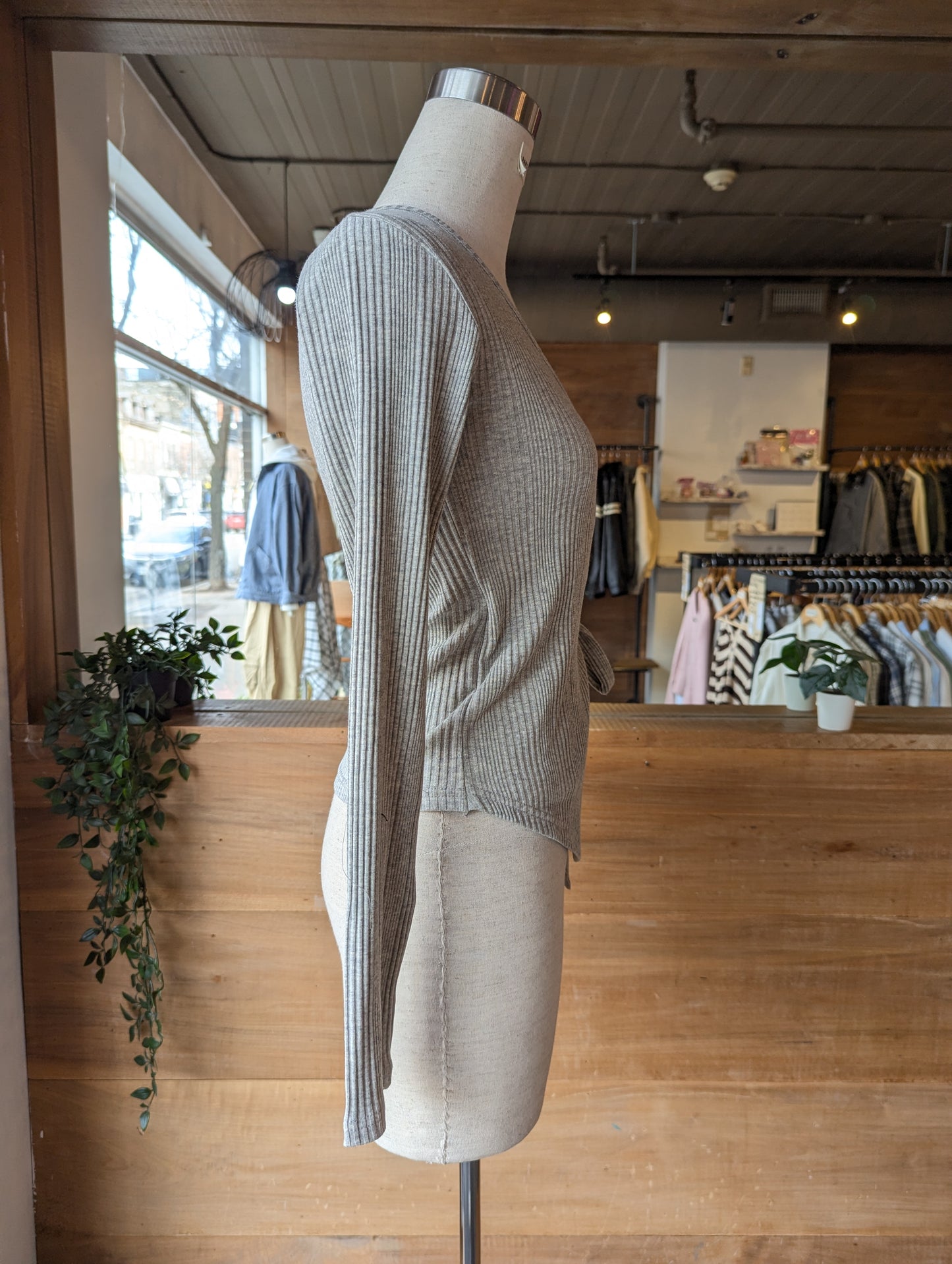 Ballerina Wrap around Longsleeve Top