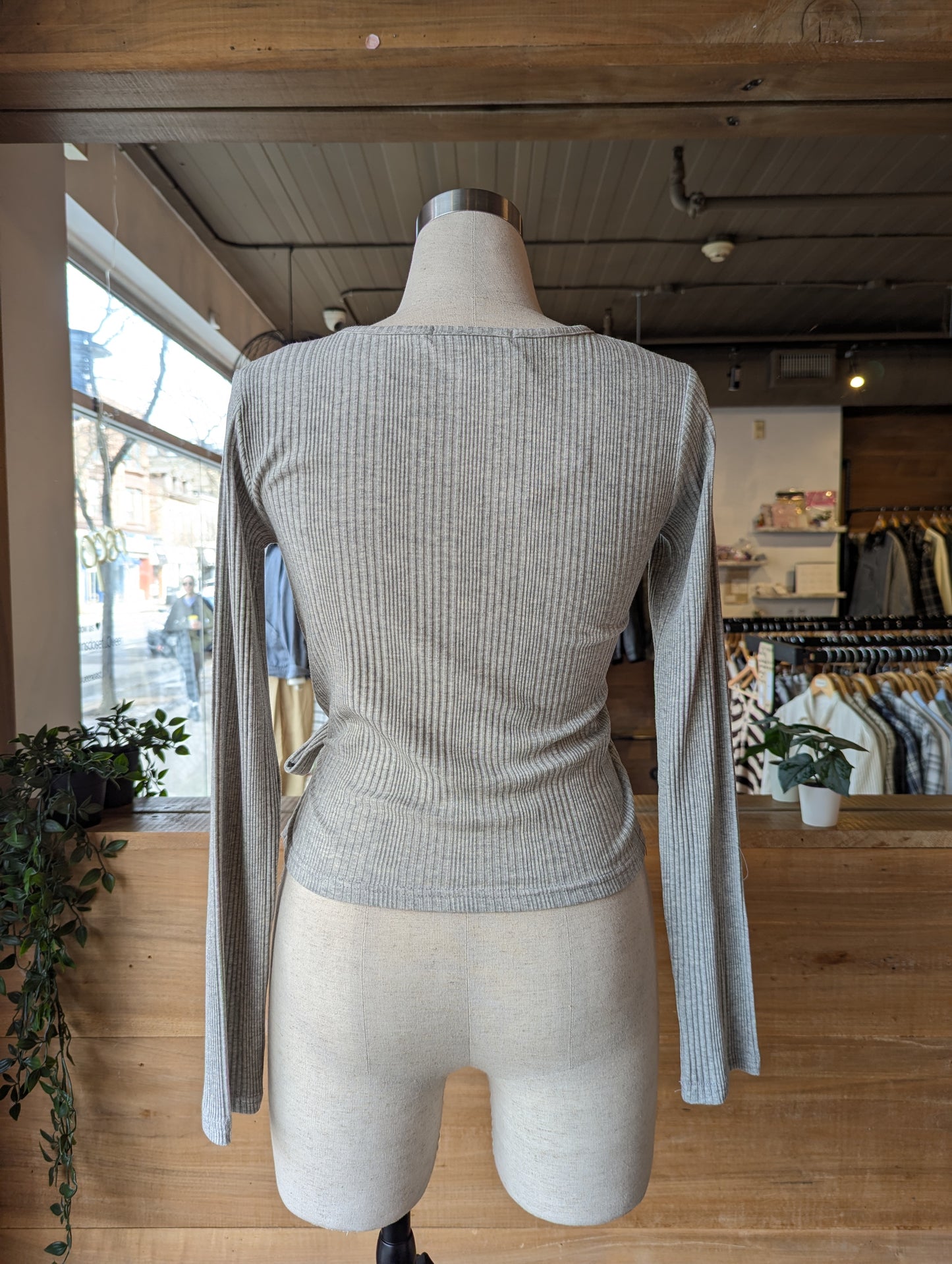 Ballerina Wrap around Longsleeve Top