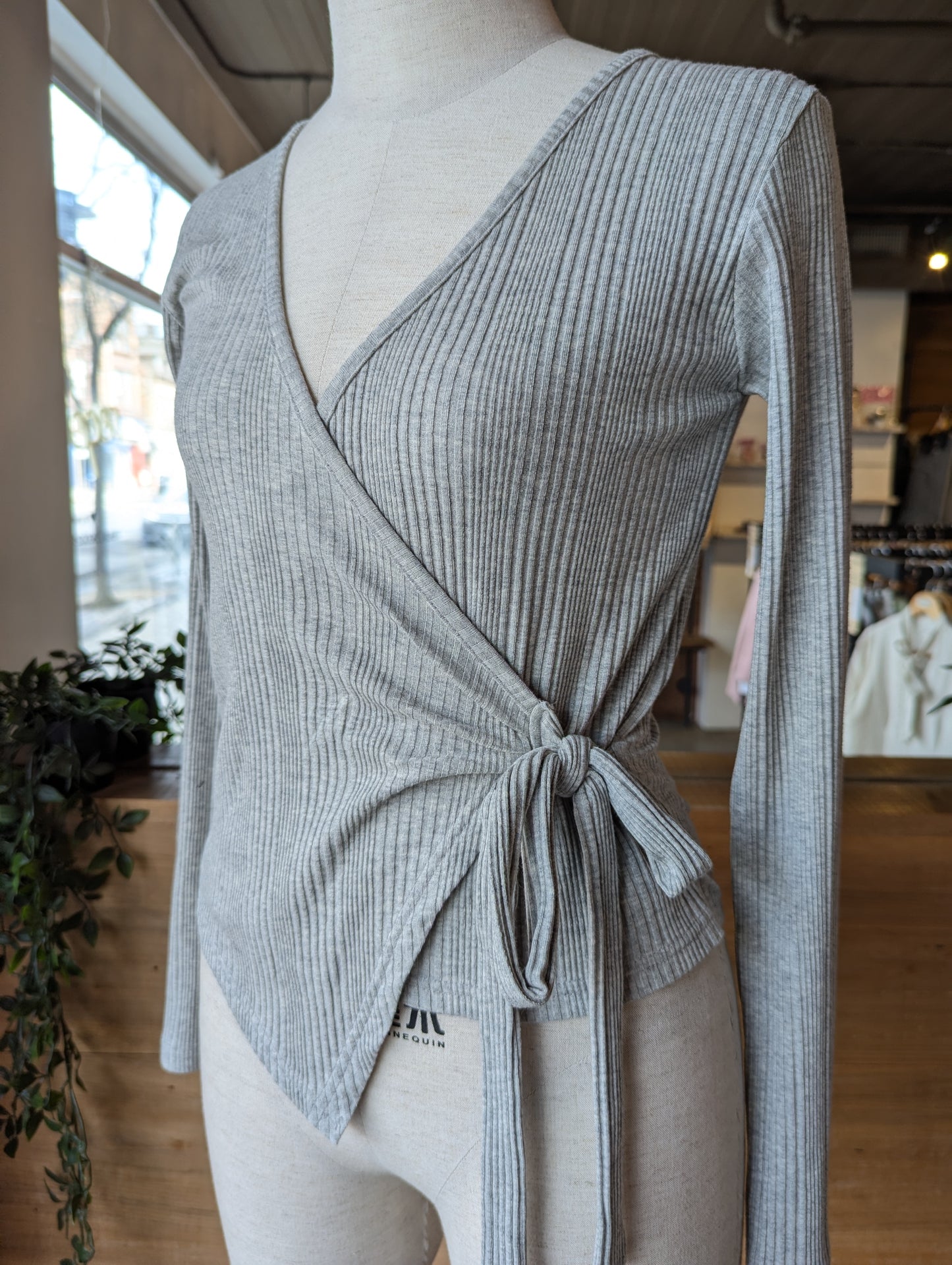 Ballerina Wrap around Longsleeve Top