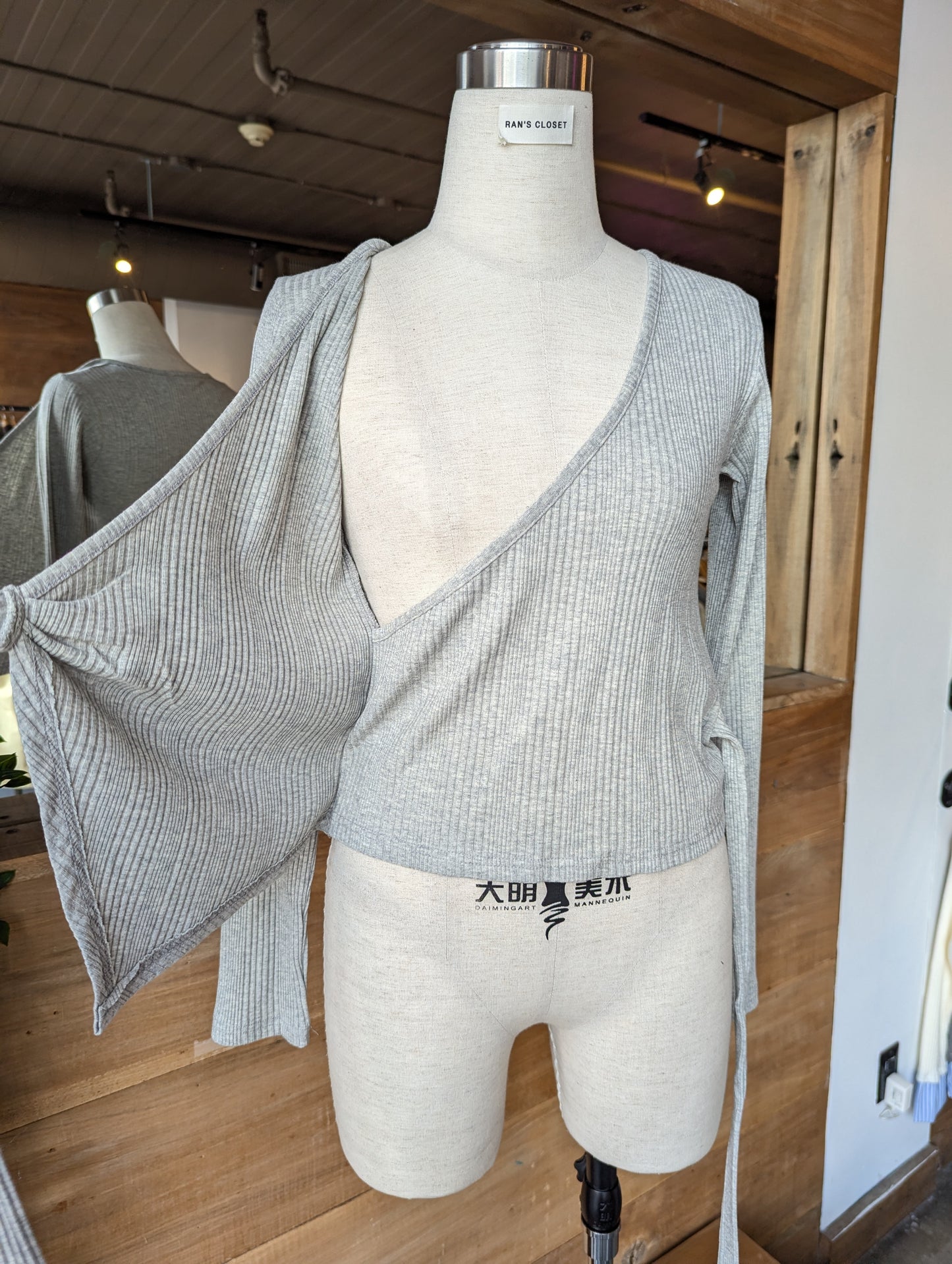 Ballerina Wrap around Longsleeve Top