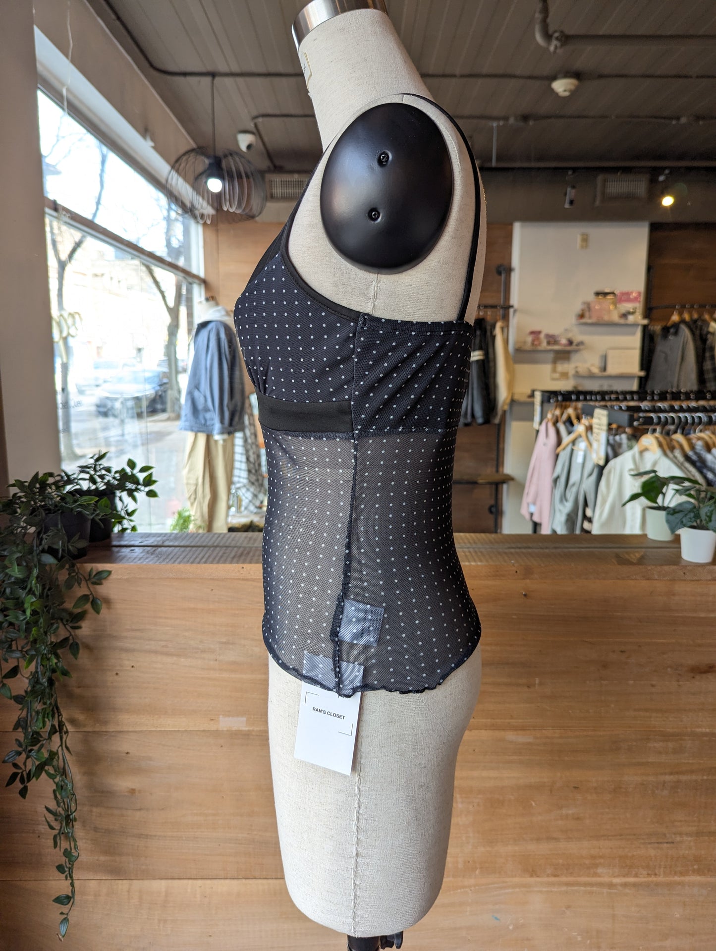 Midnight Mesh Layering Tank