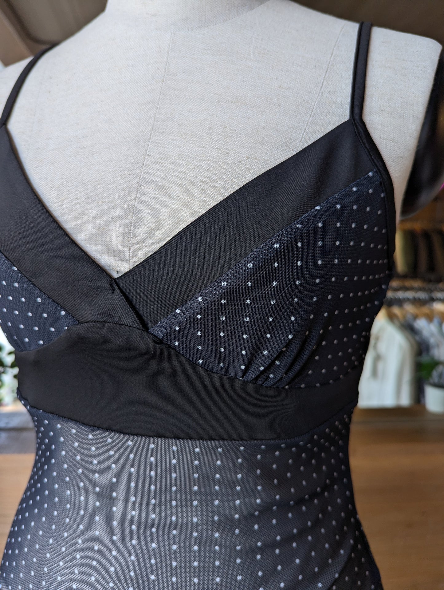 Midnight Mesh Layering Tank