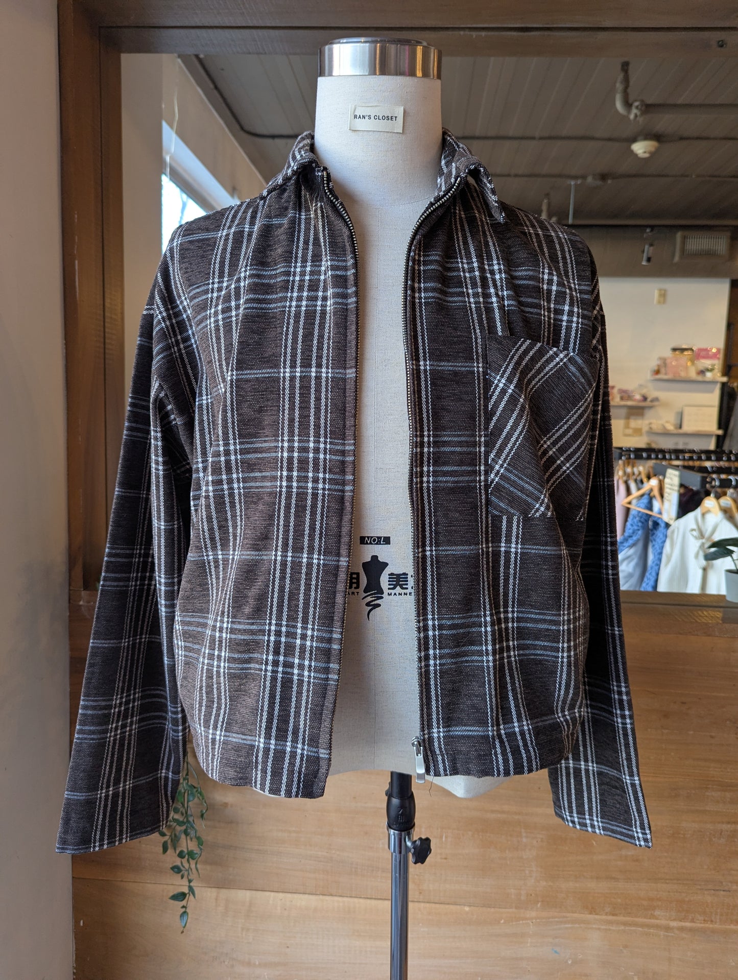 The Gridline Double Zip Jacket