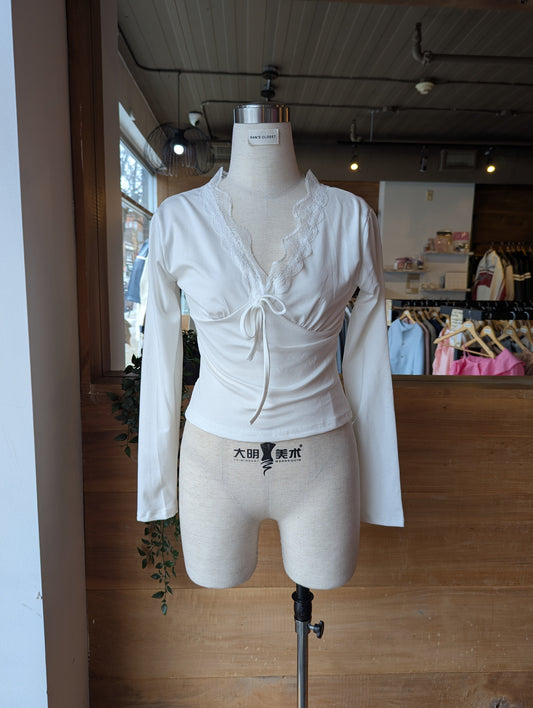 Romantic Lace V-Neck Top