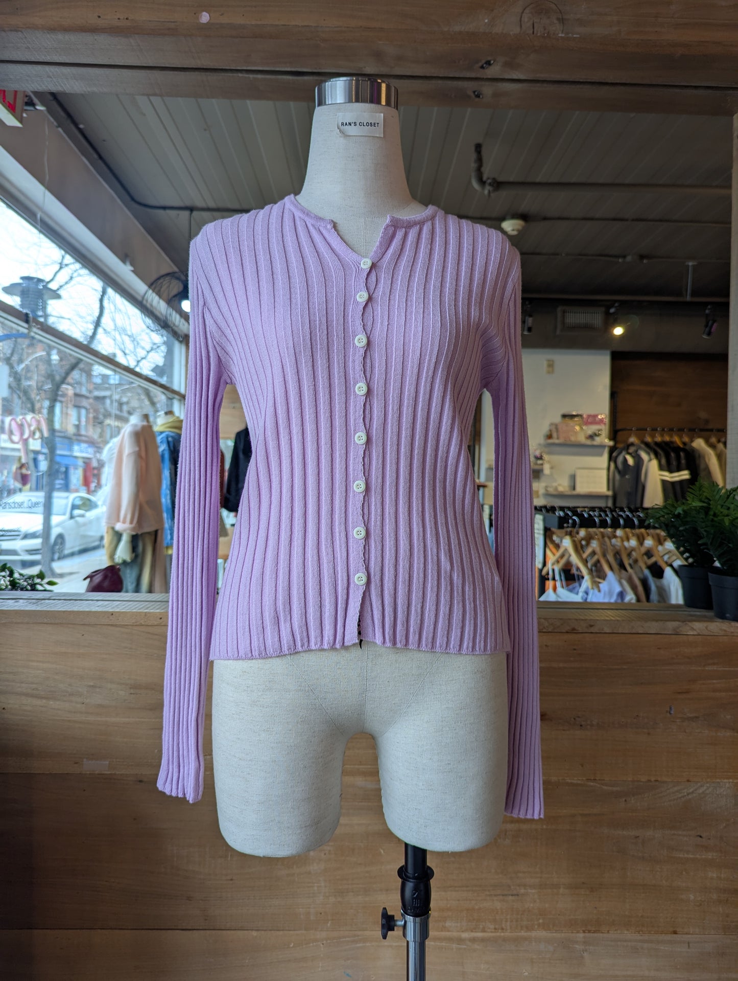Everyday Ribbed cardigan