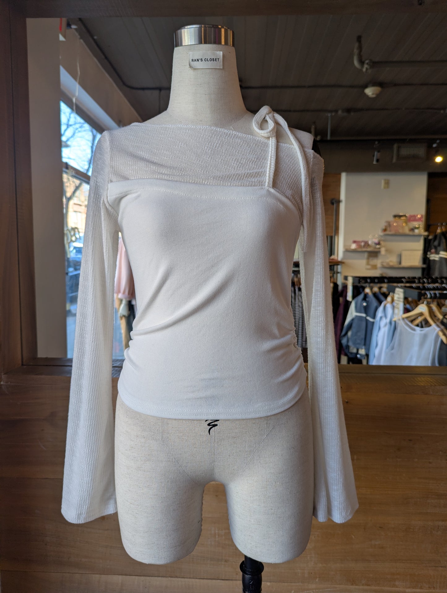 Veil Tie Top