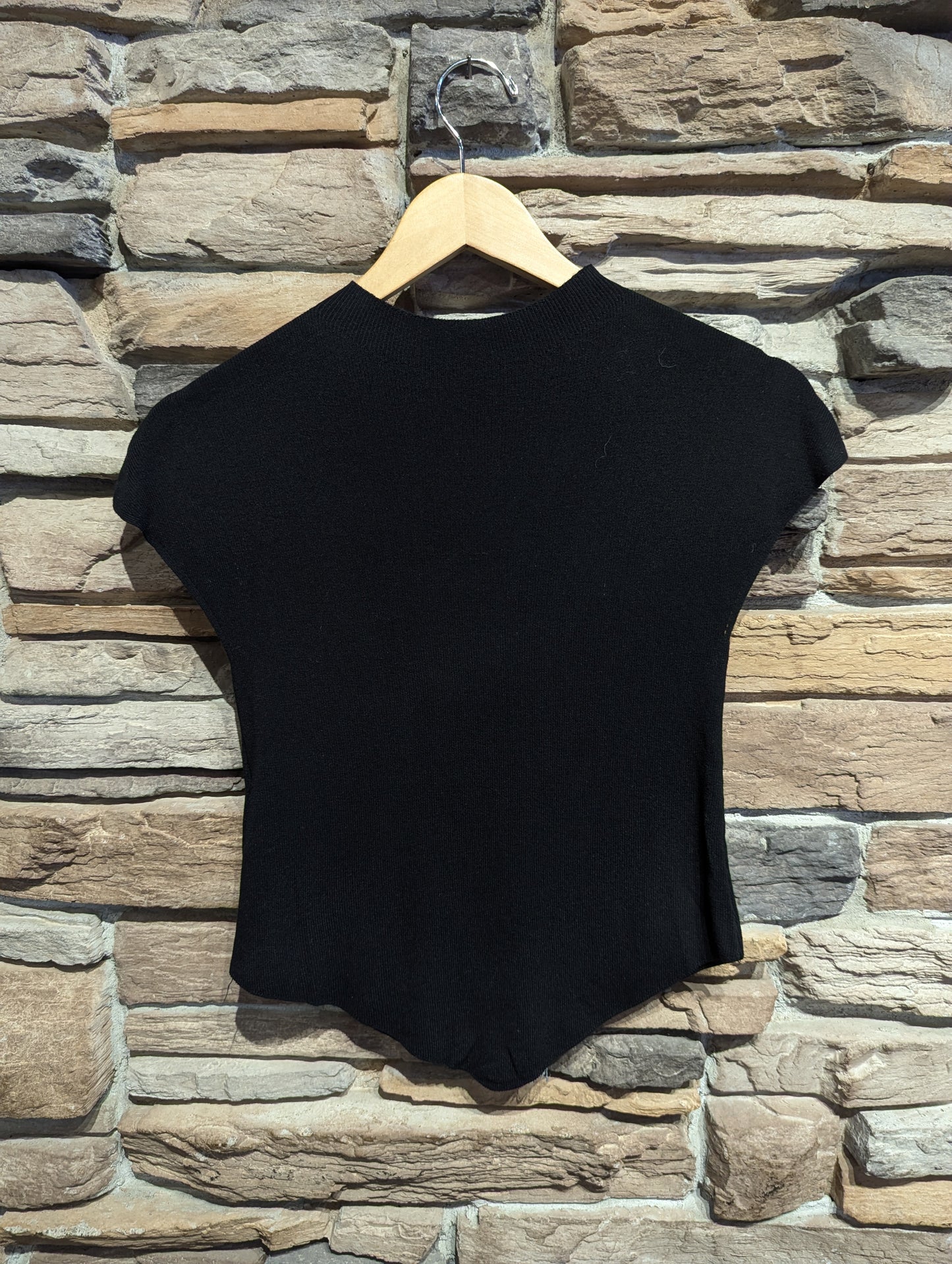 Soft Sculpt Mock neck Tee