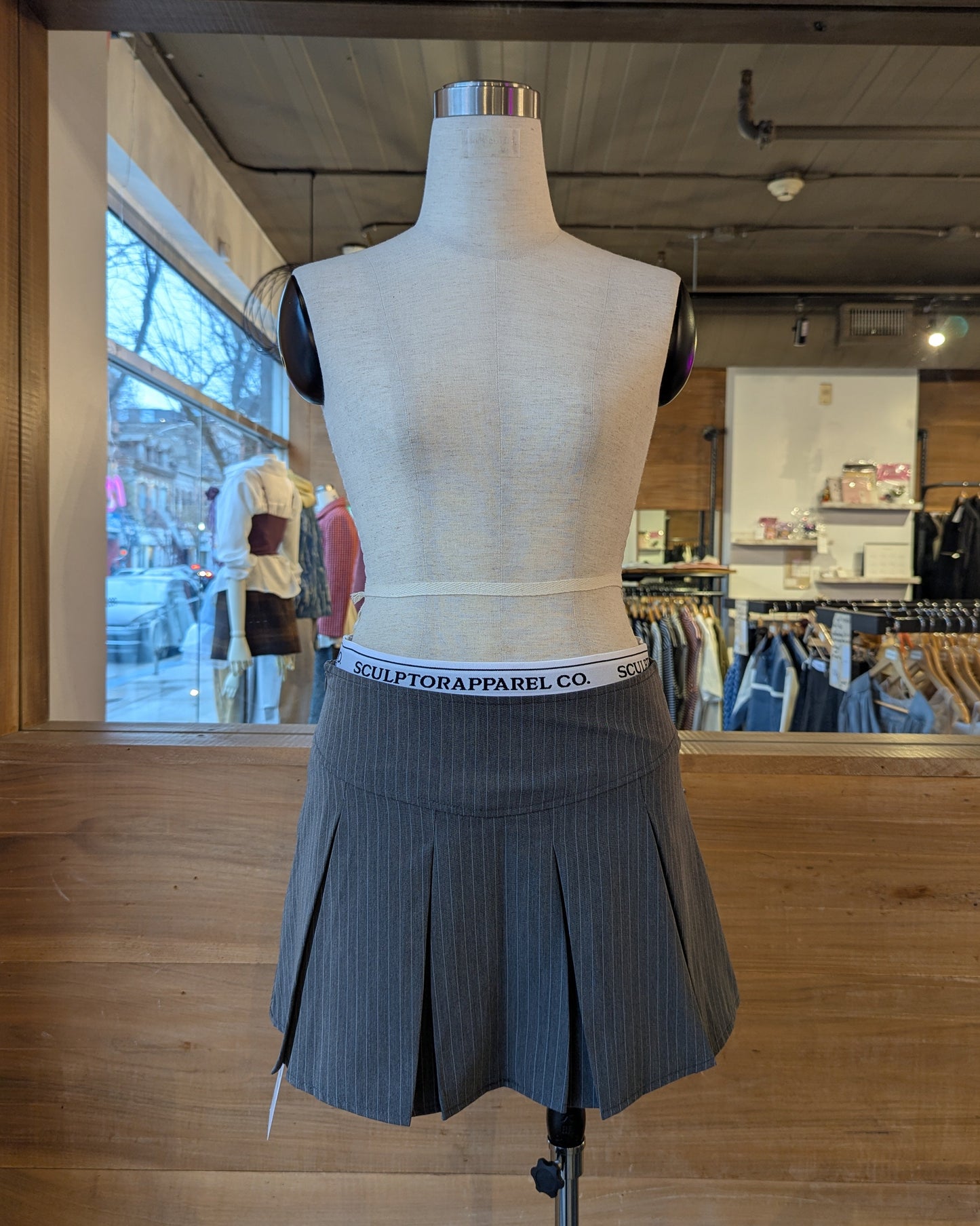 Pleated Core Boxer Skirt
