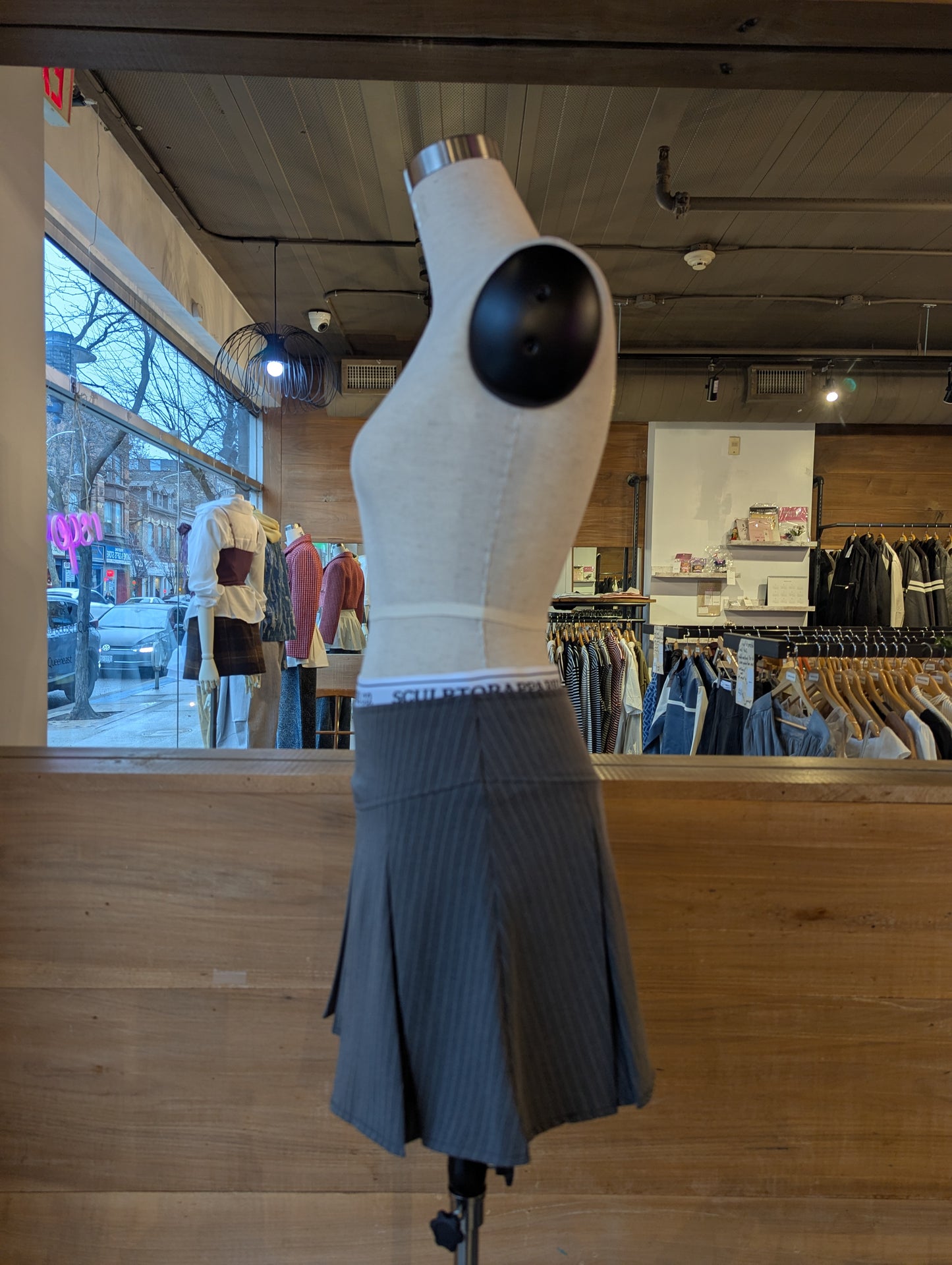 Pleated Core Boxer Skirt