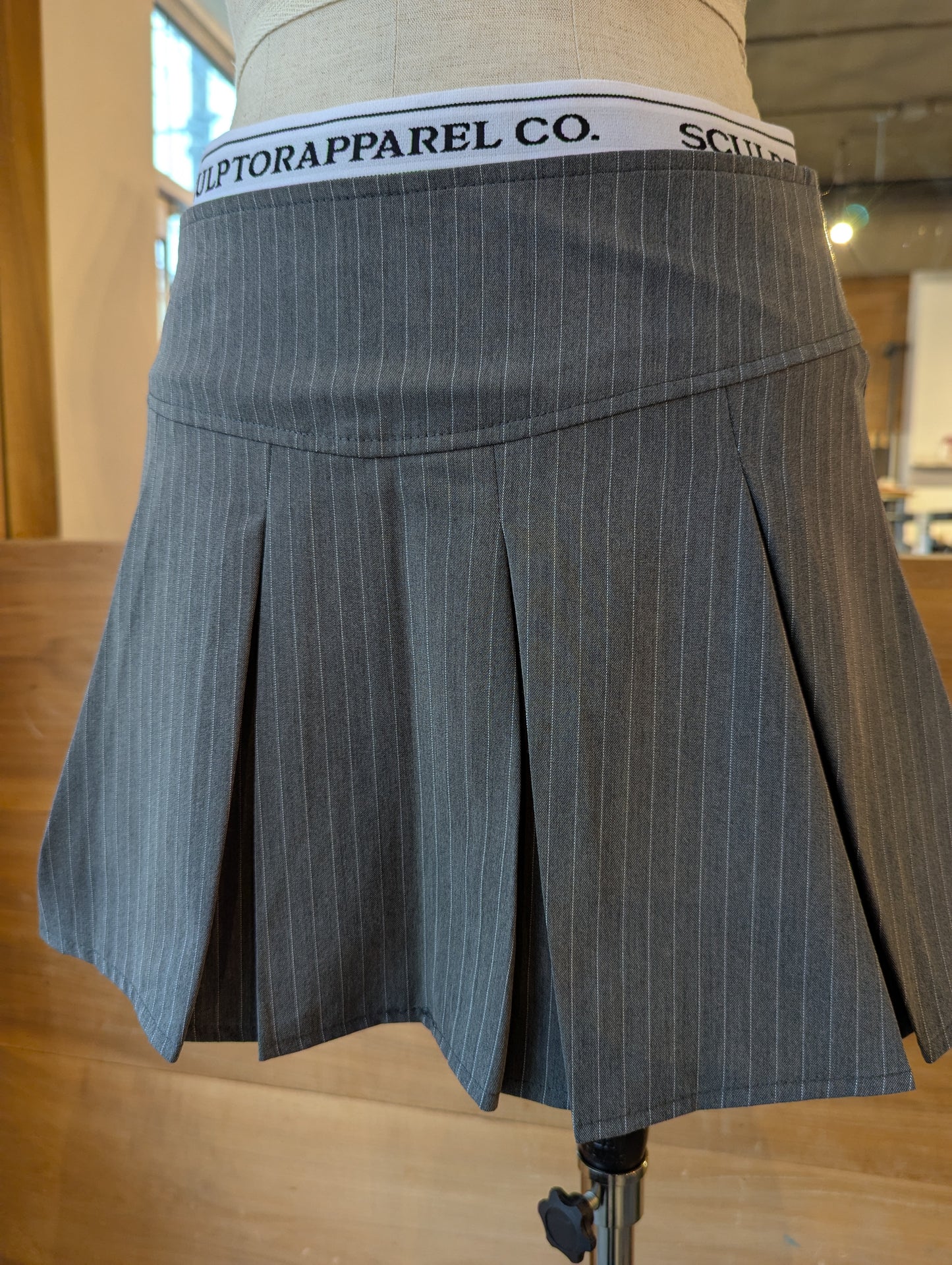 Pleated Core Boxer Skirt