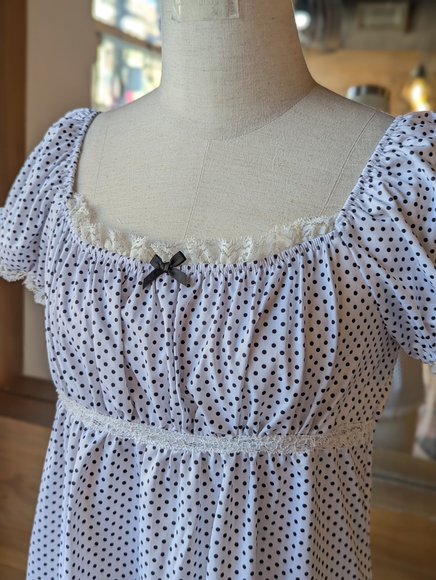 Polka Dot Lovergirl Babydoll Top