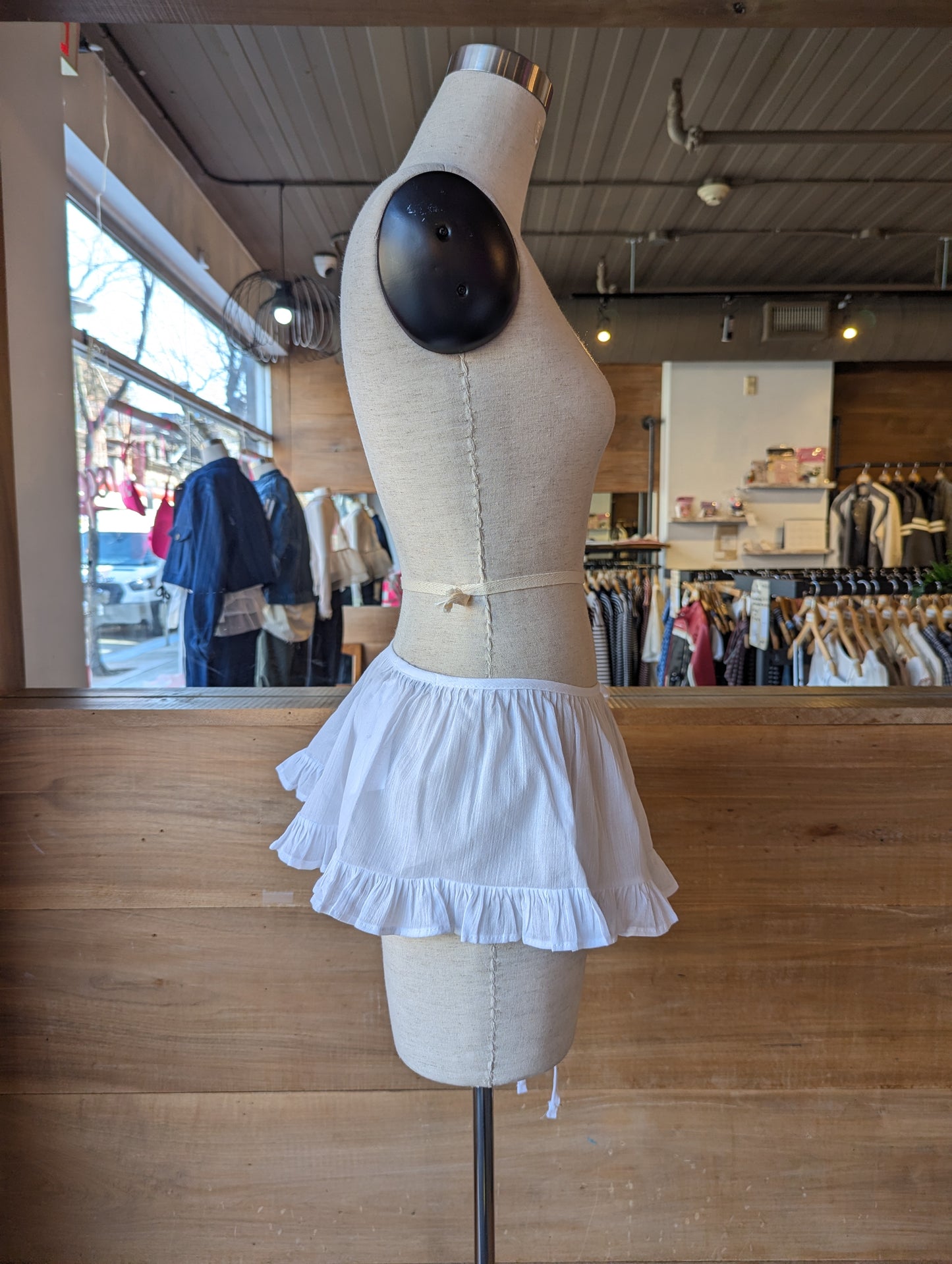 Ruffle Edit Wrap Skirt