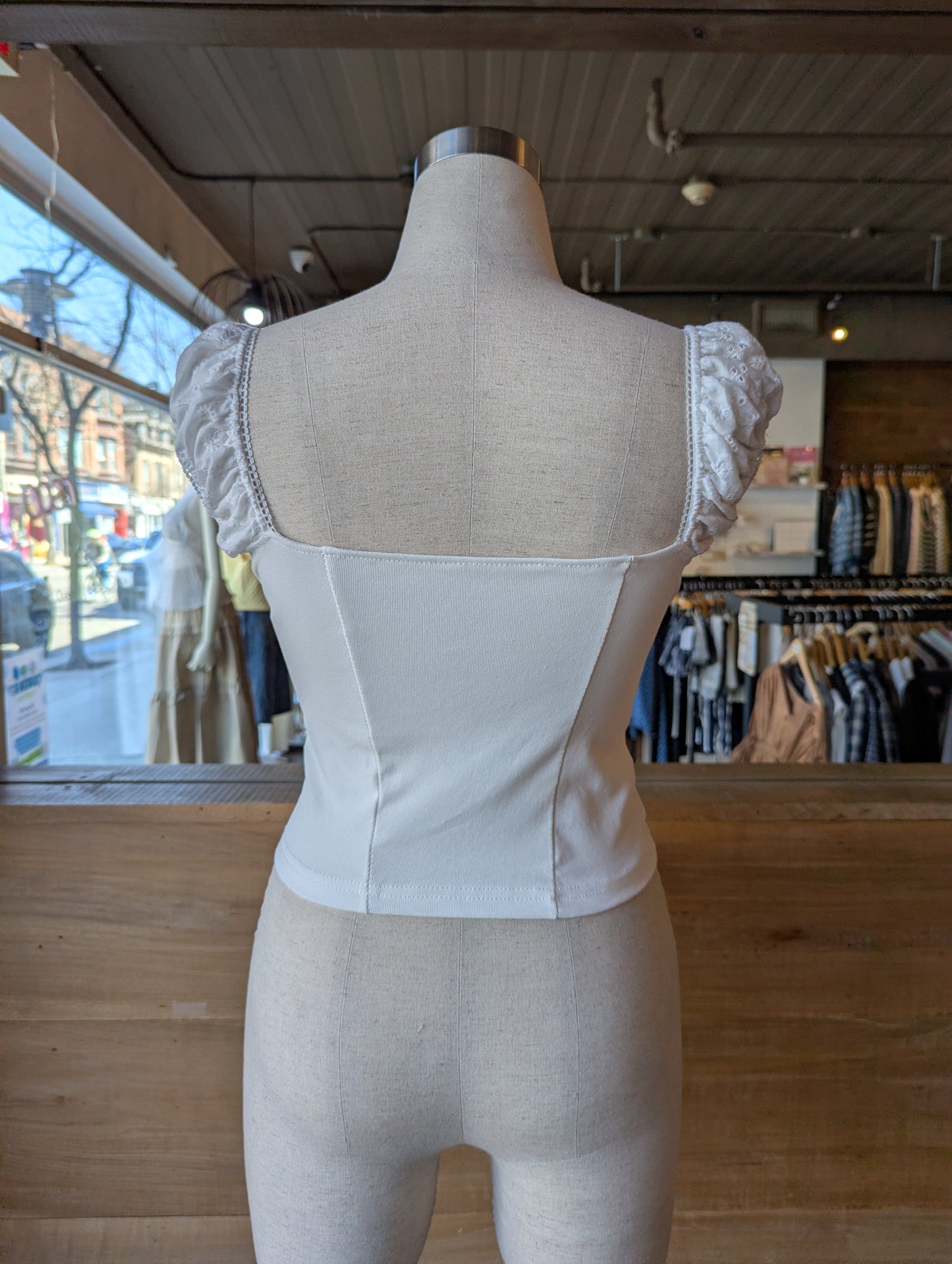 Meadowline Cap Sleeve Top