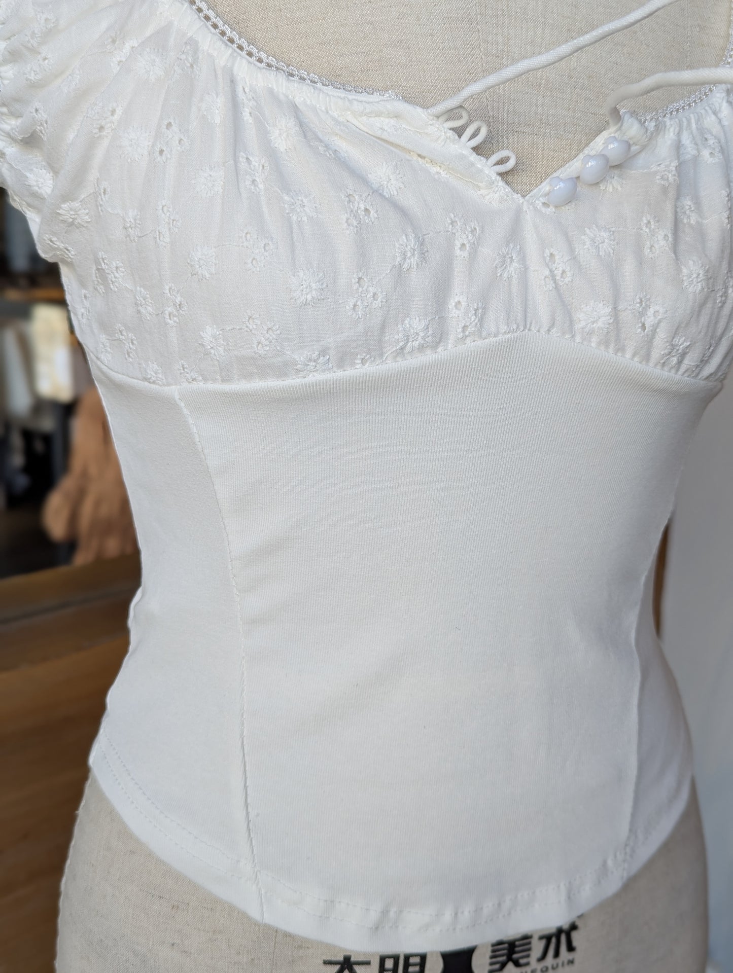 Meadowline Cap Sleeve Top