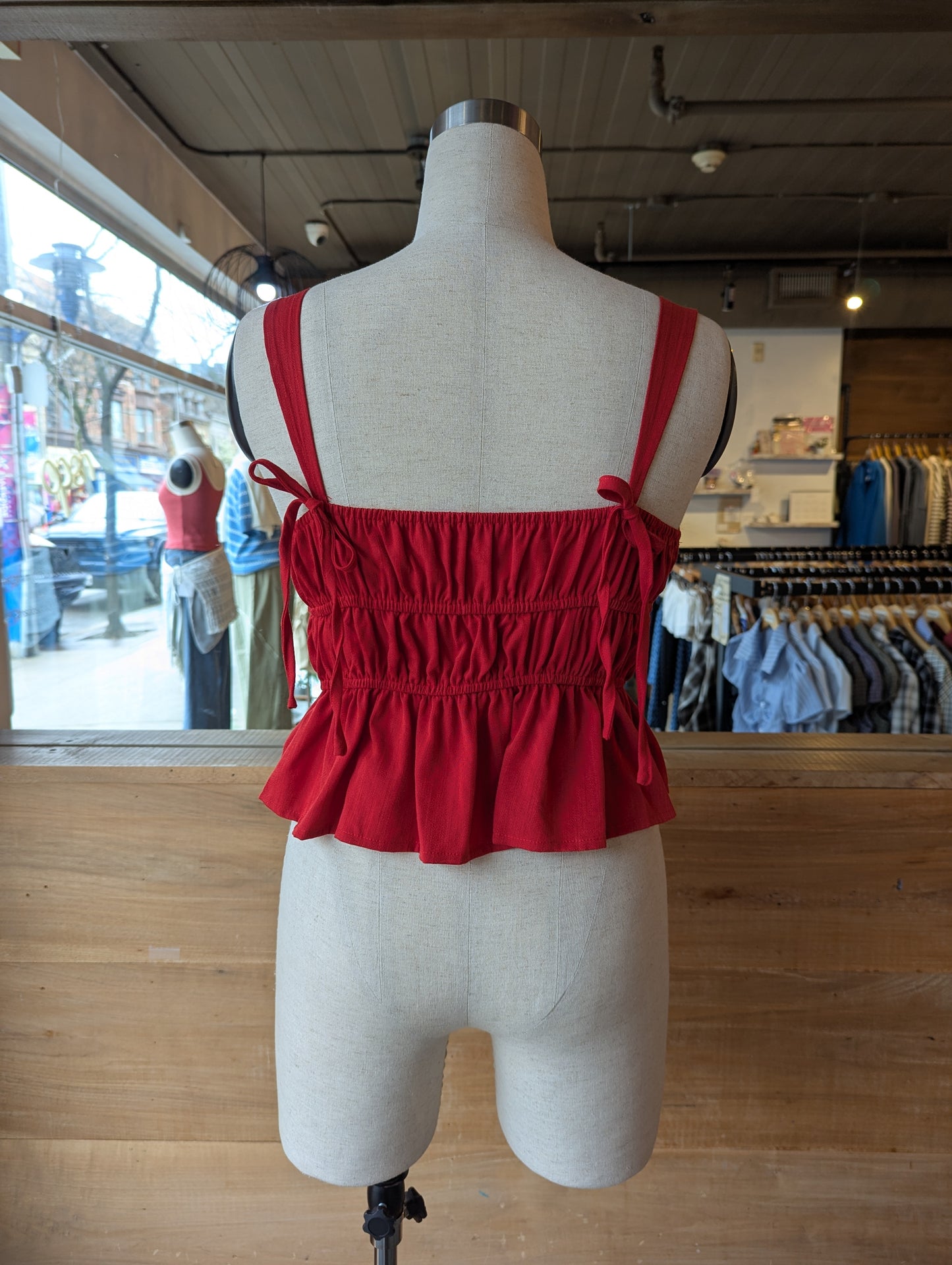 Poppy Ribbon Tank-Top